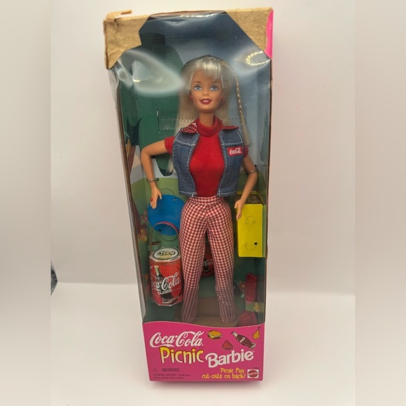 Barbie Coca Cola Picnic  Special Edition Brand New in Box Fast Shipping - Picture 1 of 10
